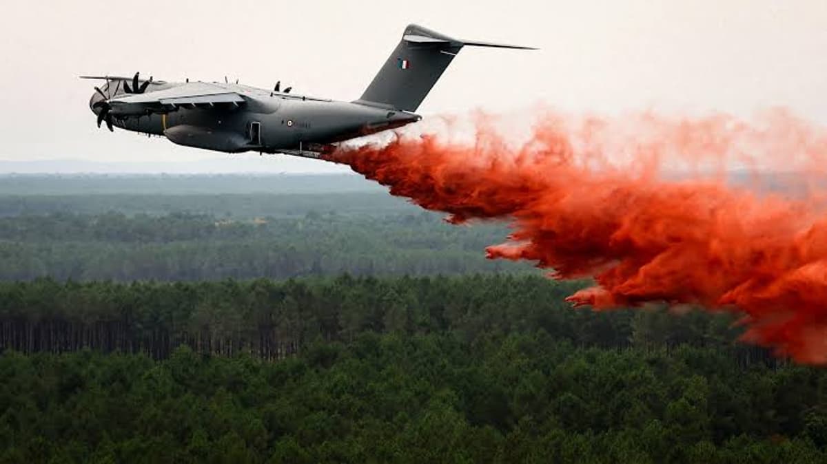A400M Uçakları Yangın Söndürme Görevinde İlk Kez Uçtu