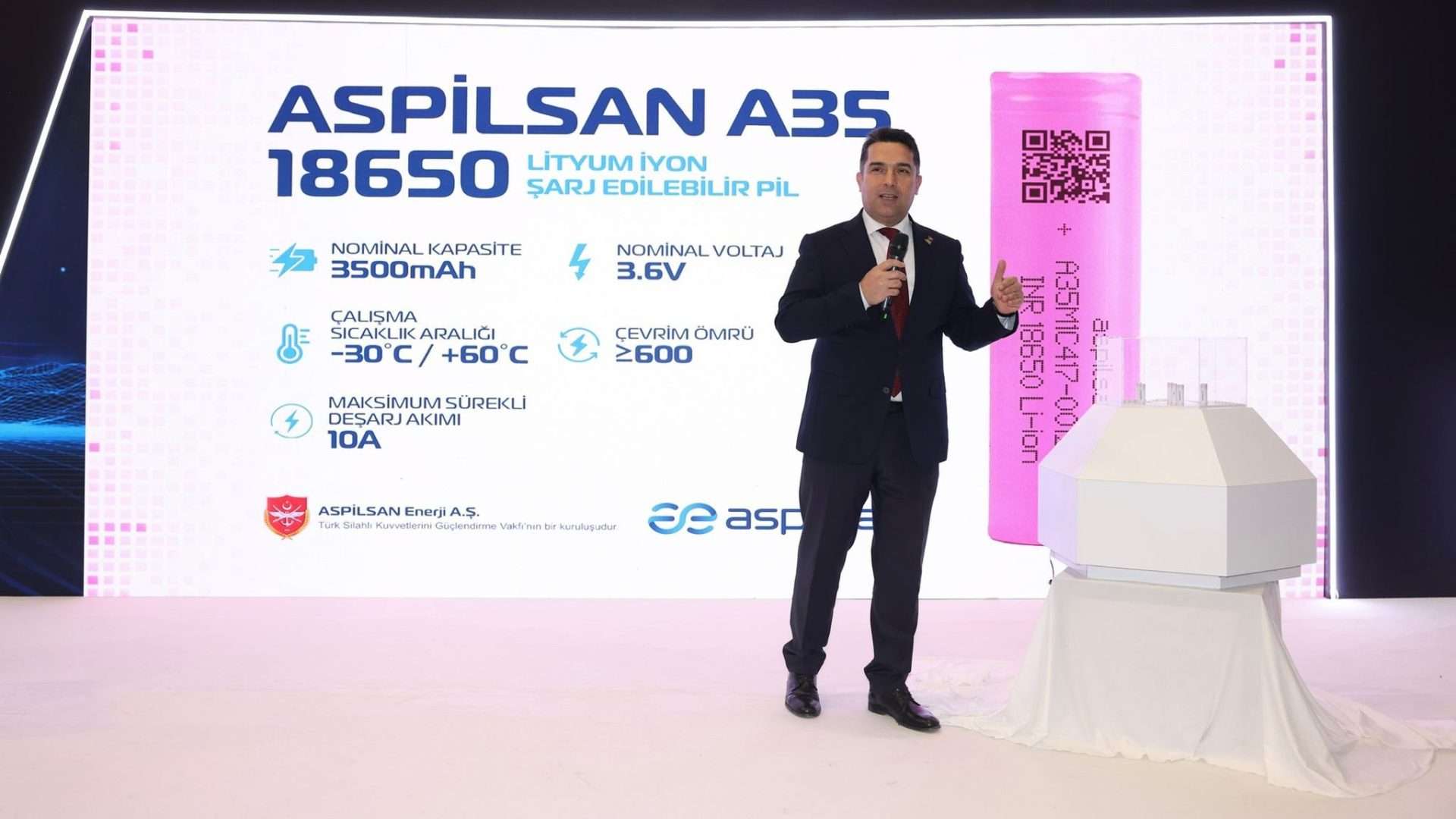 ASPİLSAN Enerji, yeni nesil A35 ile pil teknolojisinde çıtayı yükseltti