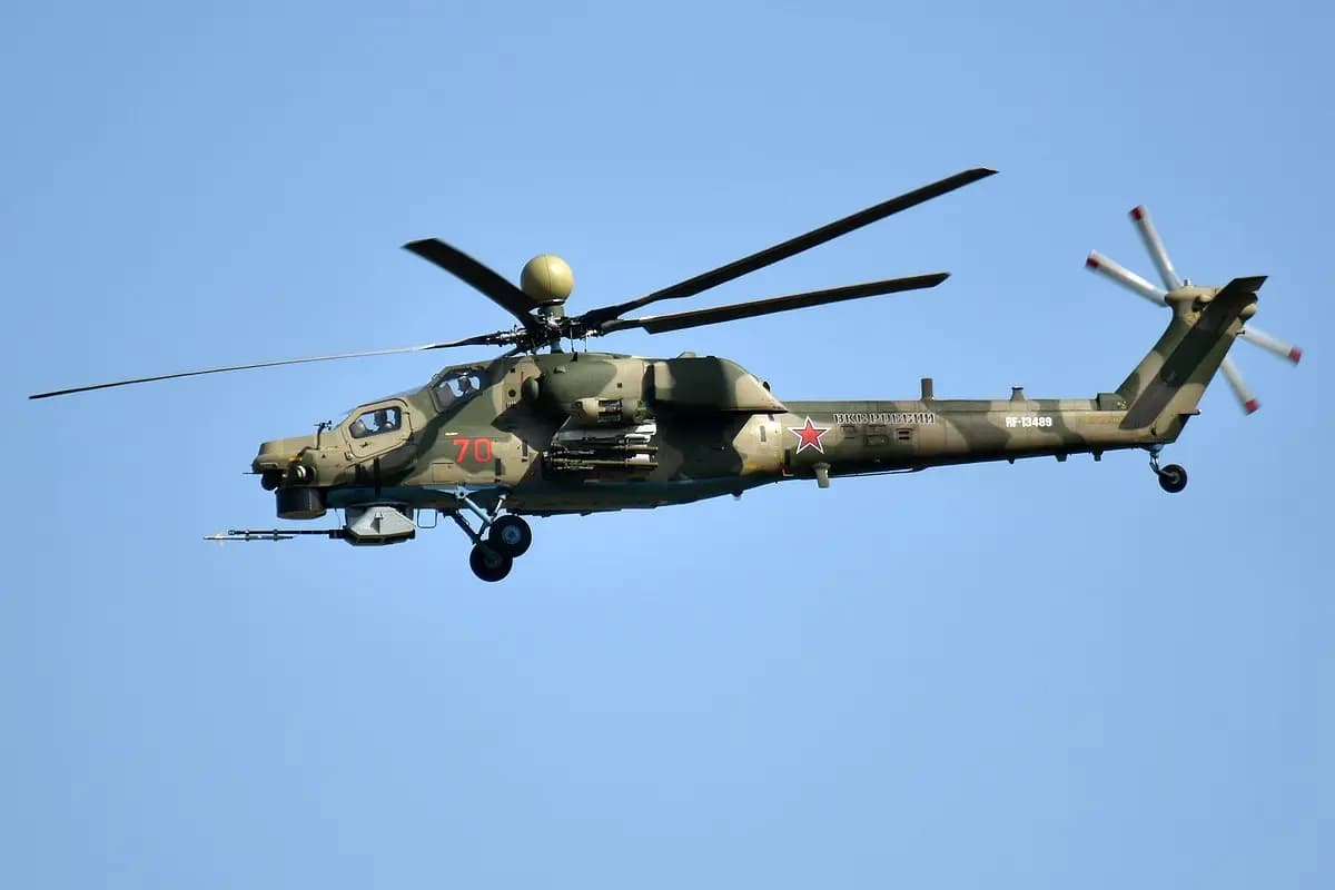 Rusya'nın Yeni Füzesi Mi-28 Helikopterlerinden