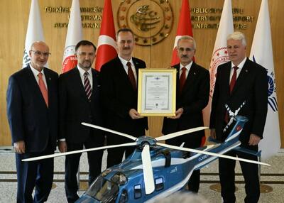 GÖKBEY Helikopteri Sivil Tip Sertifikasını aldı