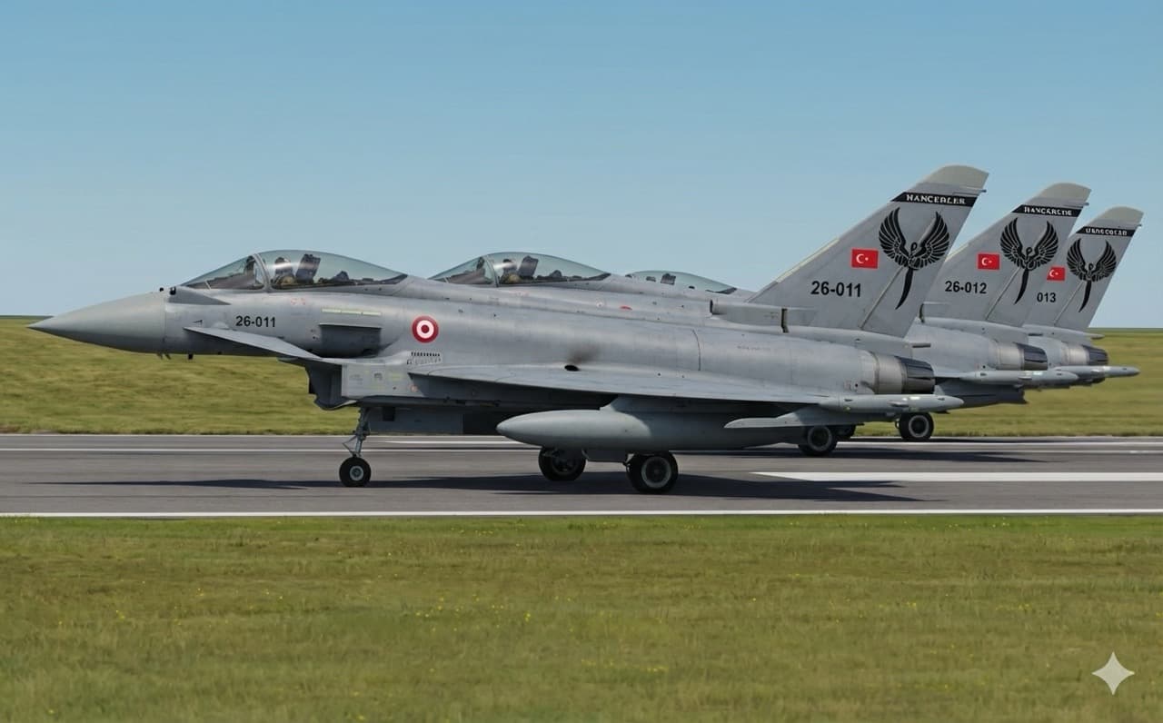 Türk Hava Kuvvetleri'nin Eurofighter Eğitimi İngiltere'de Başlıyor