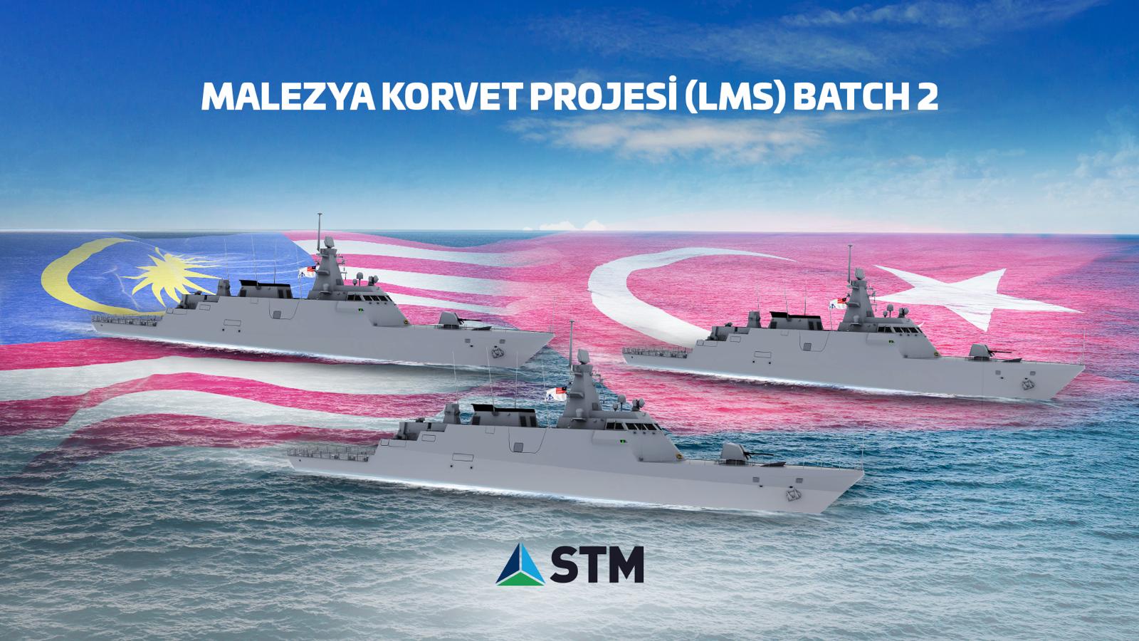 STM’nin inşa ettiği Malezya gemisi suyla buluştu!