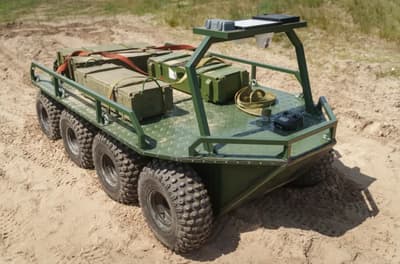 Ukrayna, Kostiantynivka frontunda ilk amfibi UGV'yi teslimat görevinde kullandı