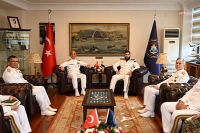Suriye Deniz Kuvvetleri Komutanı Türkiye'de temaslarda bulundu