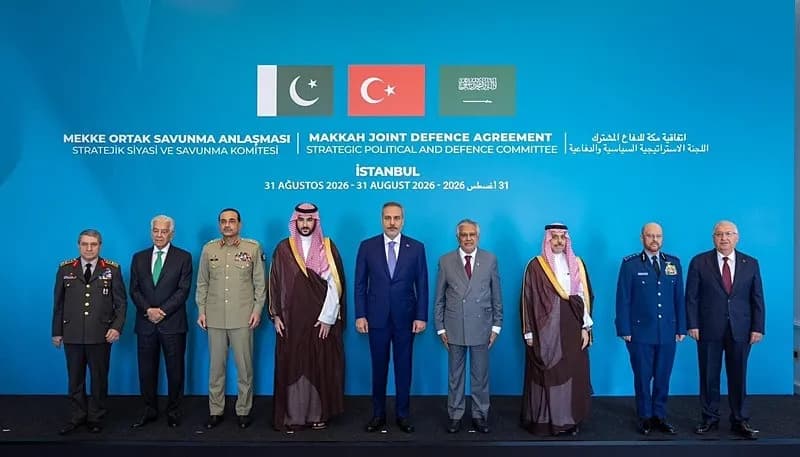 Başkan Recep Tayyip Erdoğan, Muhammed bin Selman ve Şahbaz Şerif