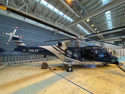 Emniyet Genel Müdürlüğü İlk T625 GÖKBEY Helikopterini Teslim Aldı