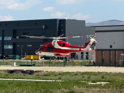 GÖKBEY Hava Ambulansı test uçuşunu yaptı