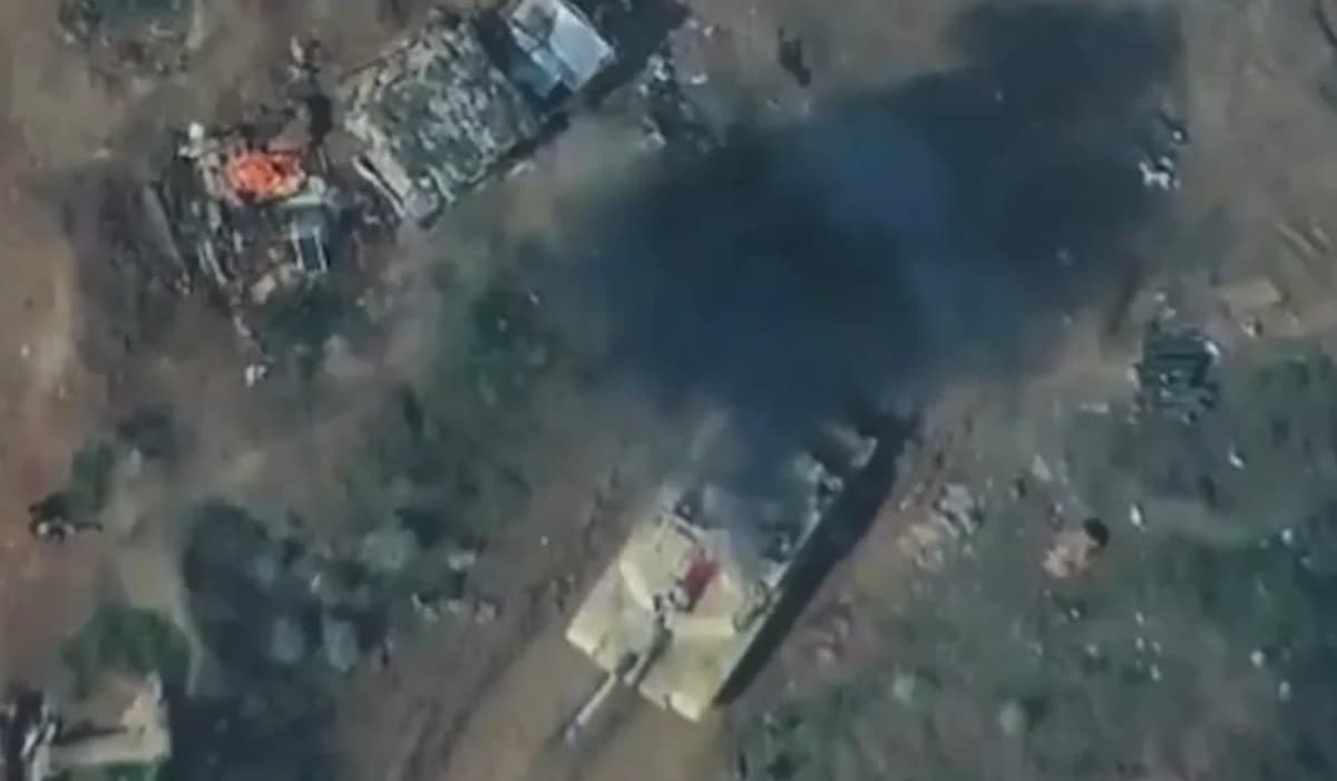 Husiler, Suudi Arabistan'a ait bir M1A2S Abrams tankına