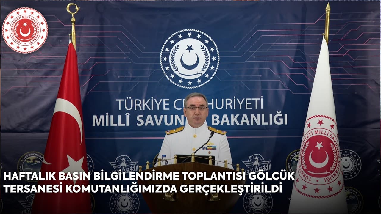 Haftalık Basın Bilgilendirme Toplantısı Gölcük Tersanesi