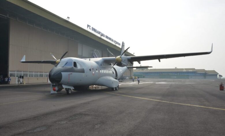 Senegal’in CN-235 Uçağı Kayseri’de Hangara Girdi