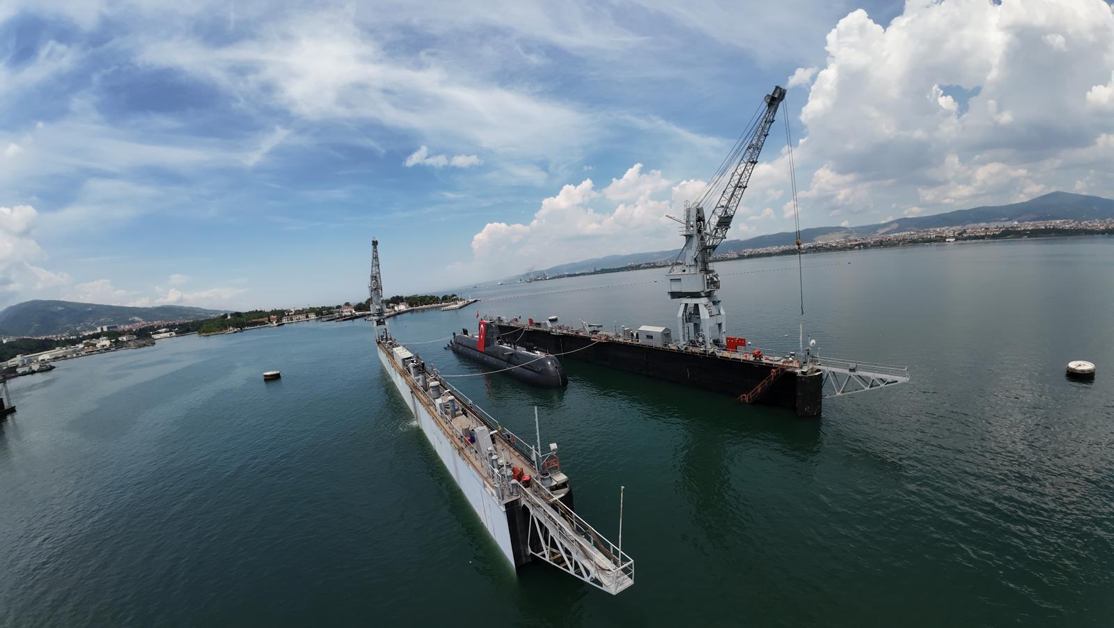 MURATREİS denizaltısından ilk seyir