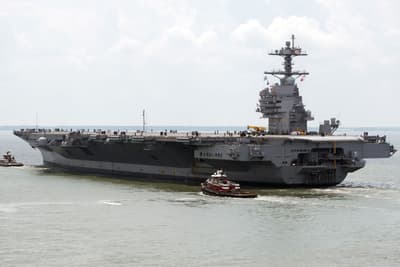 İkinci Ford Sınıfı Uçak Gemisi USS John F. Kennedy Denize