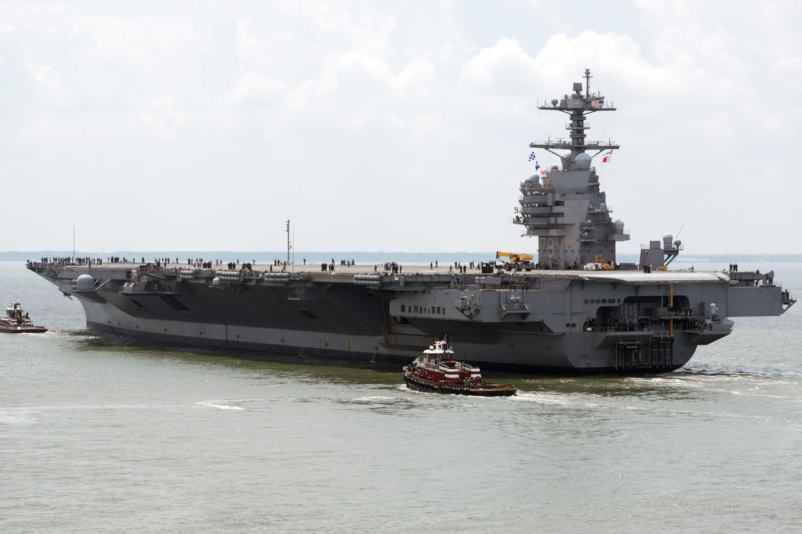 İkinci Ford Sınıfı Uçak Gemisi USS John F. Kennedy Denize
