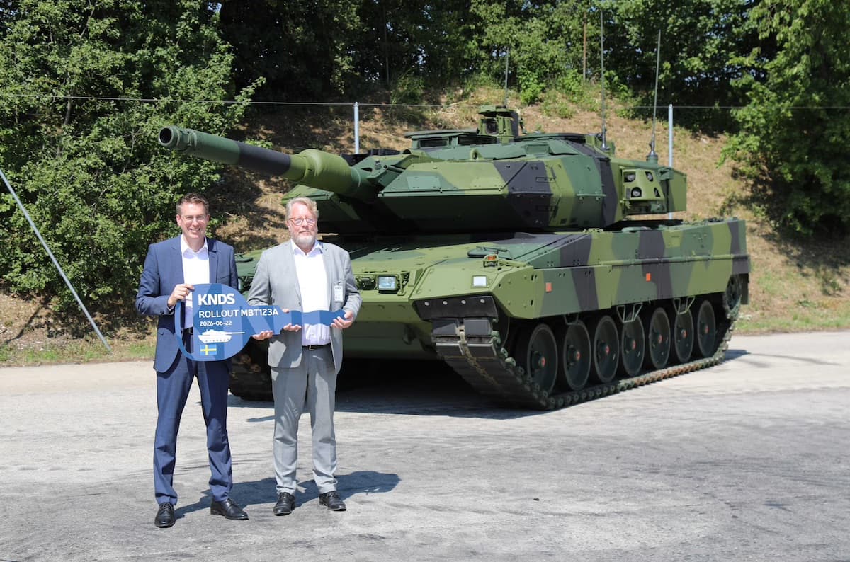 İsveç, KNDS'ten İlk Stridsvagn 123A Tankını Teslim Aldı