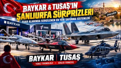 Baykar ve TUSAŞ'ın Şanlıurfa Sürprizleri! KAAN, KIZILELMA ve TB3 Bir Arada