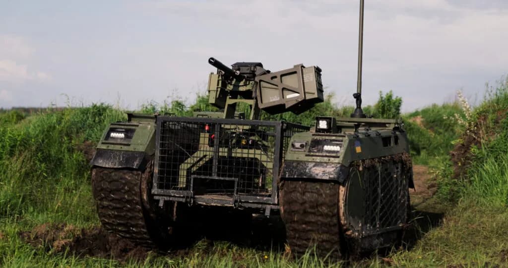 Ukrayna, Rus Sızma Birliklerini Avlamak için Yerdeki Robotları 'Küçük Tank'a Dönüştürdü