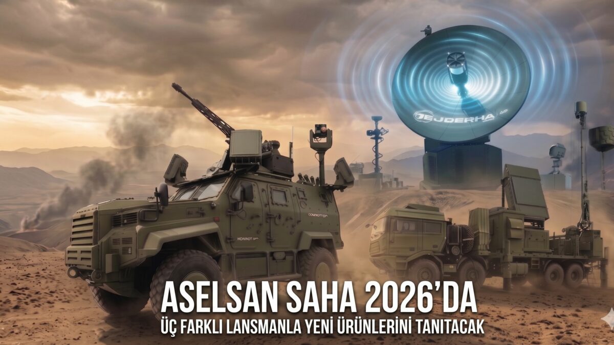 ASELSAN SAHA 2026’da Üç Lansmanda Yeni Ürünlerini Tanıtacak ve Modern Harp Sahasını Yakından Takip Ettiğini Ortaya Koyacak