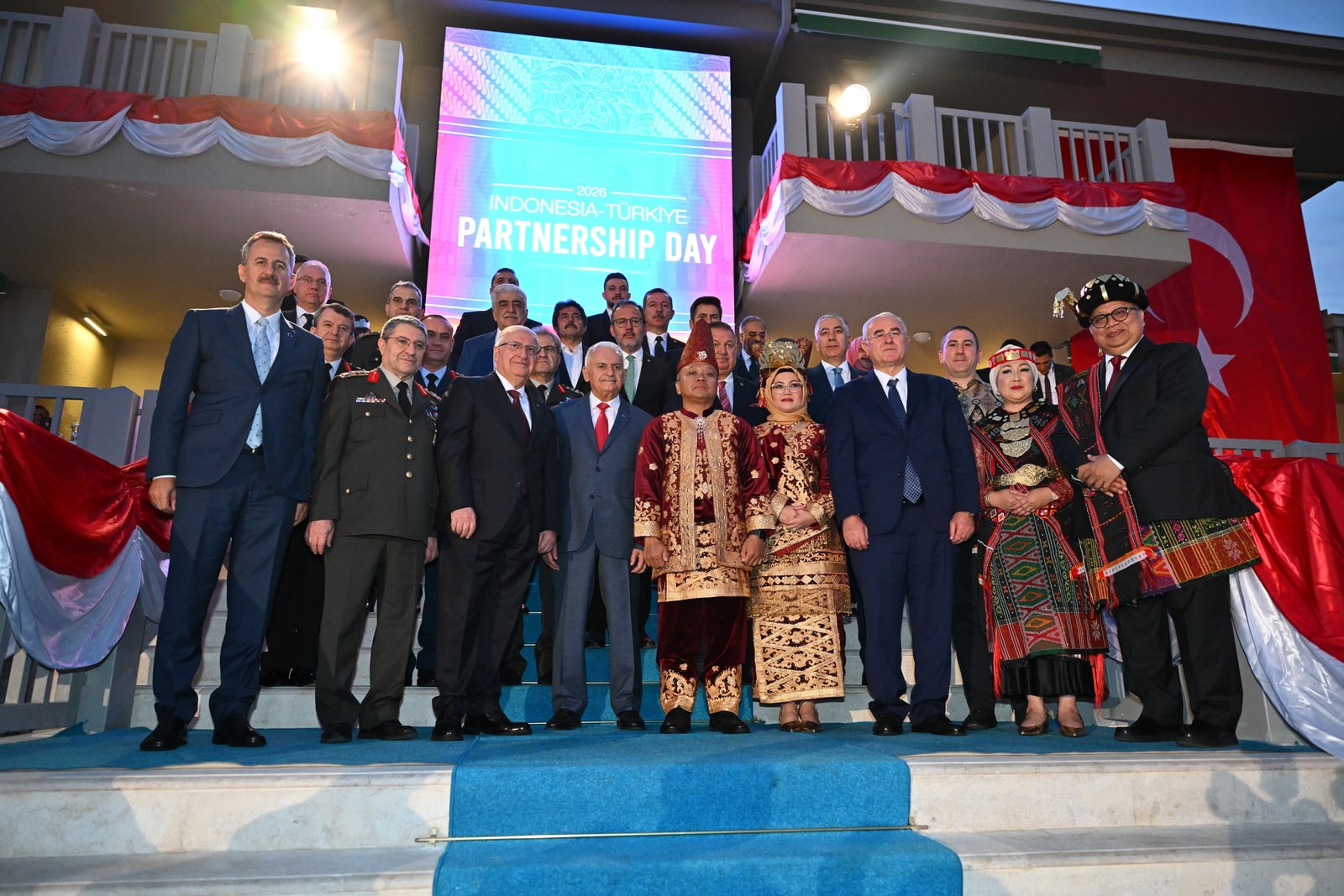 Endonezya–Türkiye Partnership Day 2026 katılımcıları, Ankara’daki Endonezya Büyükelçiliği’nde toplu fotoğraf
