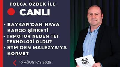 Baykar'dan kargo havayolu, TRMOTOR neden TEI TEKNOLOJİ oldu? Tolga Özbek ile canlı 10 Ağustos 2026