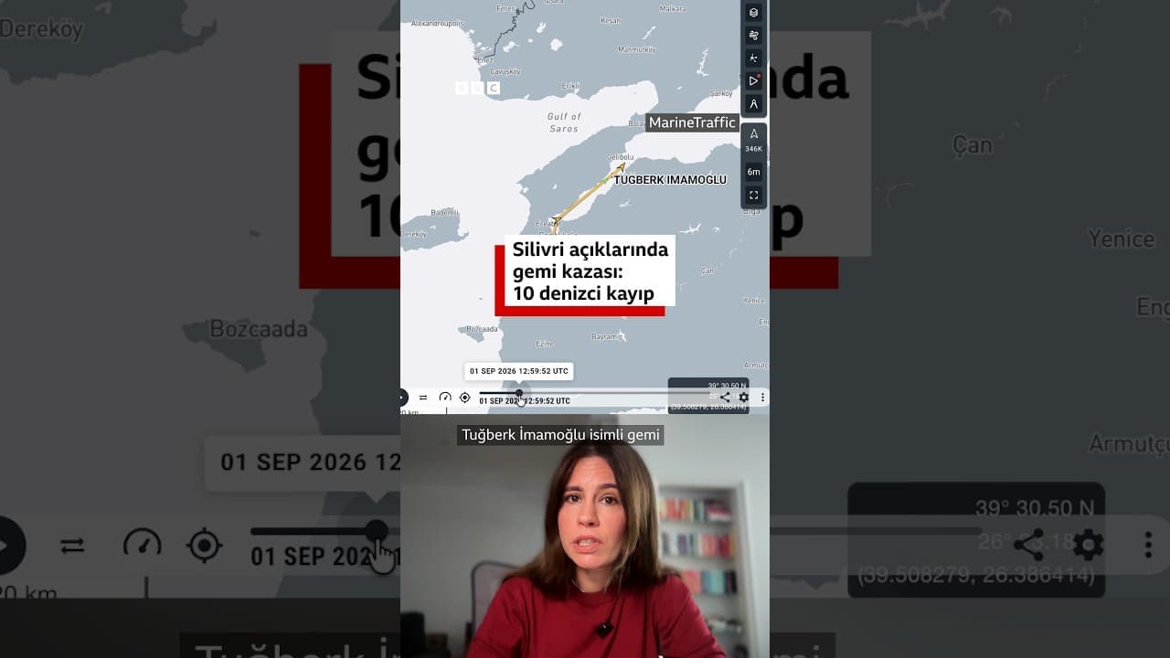 Marmara Denizi'nde iki gemi çarpıştı, 10 denizci kayıp
