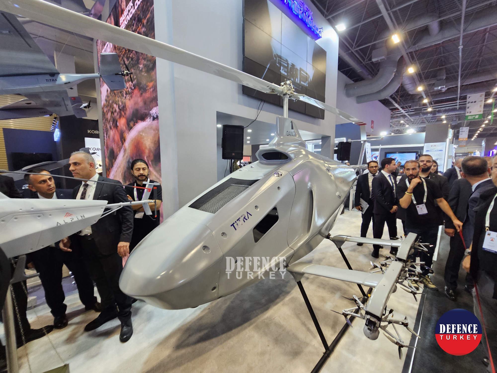 Titra Teknoloji, Yeni Nesil İnsansız Helikopteri ALPİN-2’yi IDEF 2025`te Tanıttı