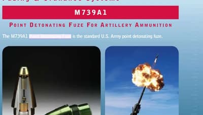ABD Kara Kuvvetleri, M739A1 Topçu Tapası Üretimi için 712,48 Milyon Dolar Sözleşmesi İmzaladı