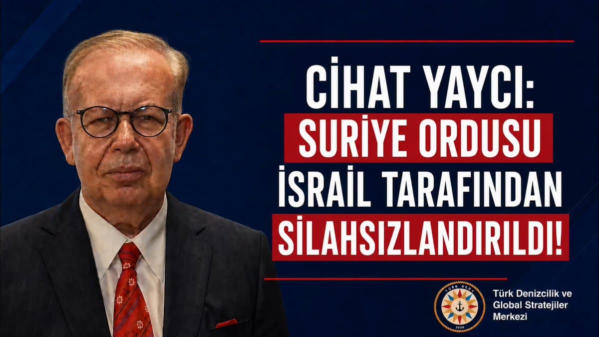 SURİYE ORDUSU İSRAİL TARAFINDAN SİLAHSIZLANDIRILDI! Cihat Yaycı