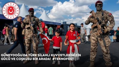 TEKNOFEST Güneydoğu’da Türk Silahlı Kuvvetlerimizin gücü ve coşkusu bir arada!
