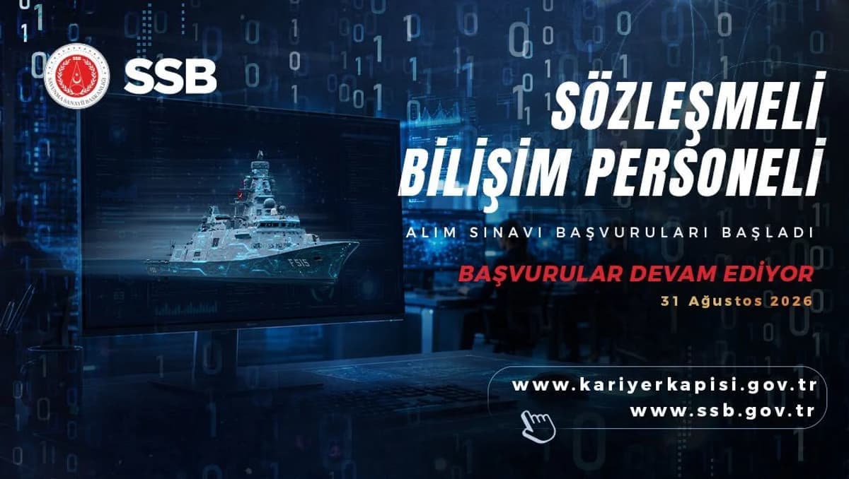 Savunma Sanayii Başkanlığı Bilişim Alanında 13 Pozisyonda