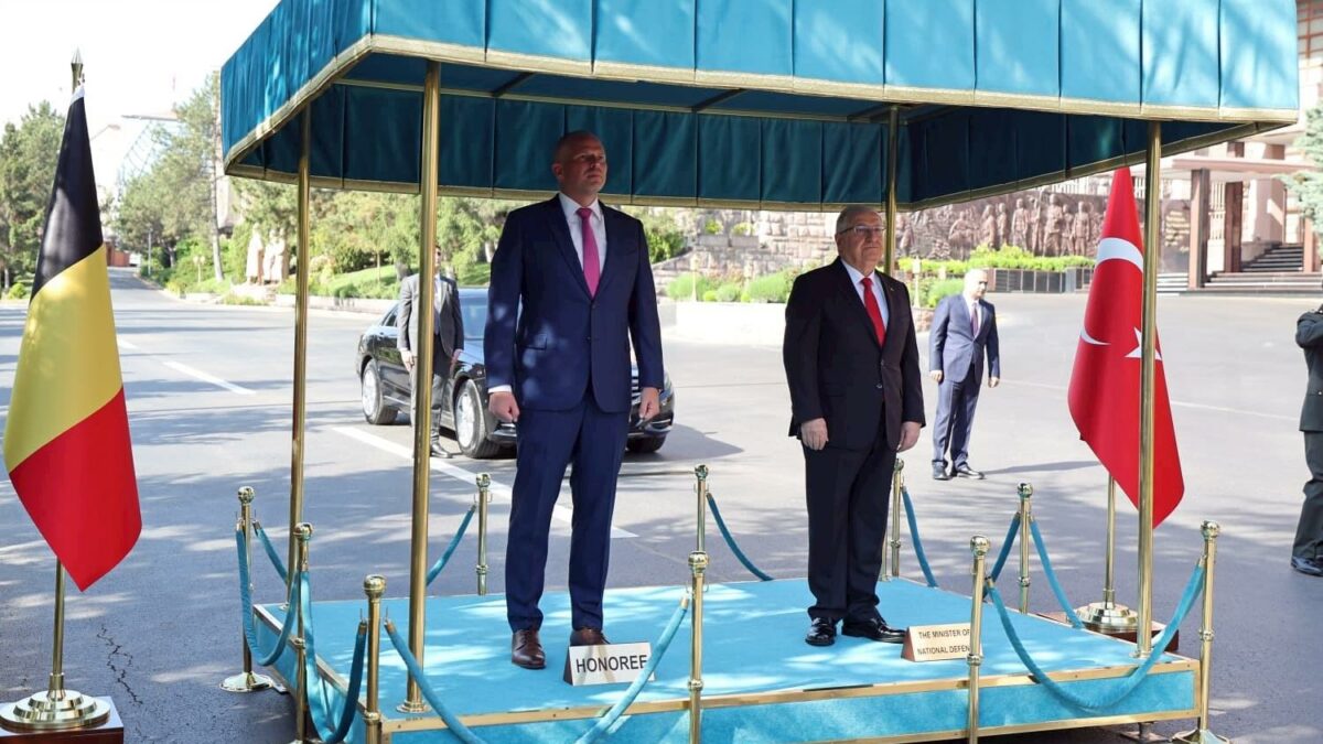 Belçika Savunma ve Dış Ticaret Bakanı Theo Francken Millî Savunma Bakanı Yaşar Güler’i Ziyaret Etti; Niyet Mektubu İmzalandı