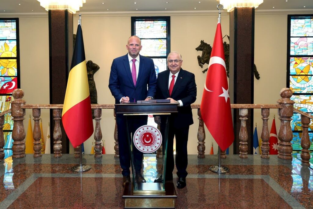 Belçika Savunma ve Dış Ticaret Bakanı Theo Francken Millî Savunma Bakanı Yaşar Güler’i Ziyaret Etti; Niyet Mektubu İmzalandı