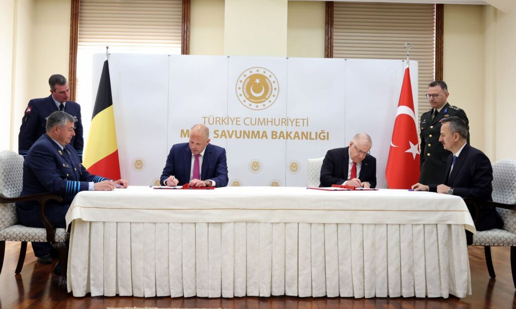 Belçika Savunma ve Dış Ticaret Bakanı Theo Francken Millî Savunma Bakanı Yaşar Güler’i Ziyaret Etti; Niyet Mektubu İmzalandı