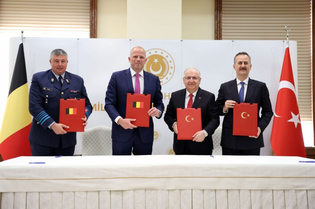 Belçika Savunma ve Dış Ticaret Bakanı Theo Francken Millî Savunma Bakanı Yaşar Güler’i Ziyaret Etti; Niyet Mektubu İmzalandı
