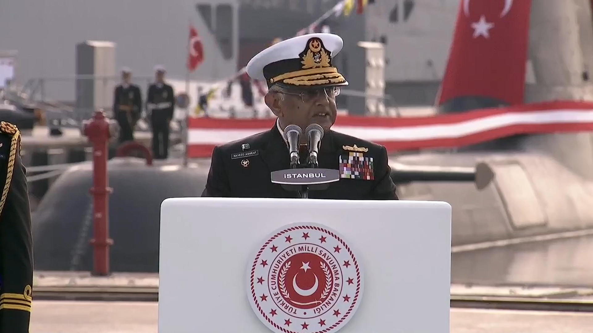 Deniz Platformlarının Hizmete Giriş, Bayrak Çekme ve İlk Sac Kesim Töreni İstanbul Tersanesi Komutanlığı’nda Düzenlendi