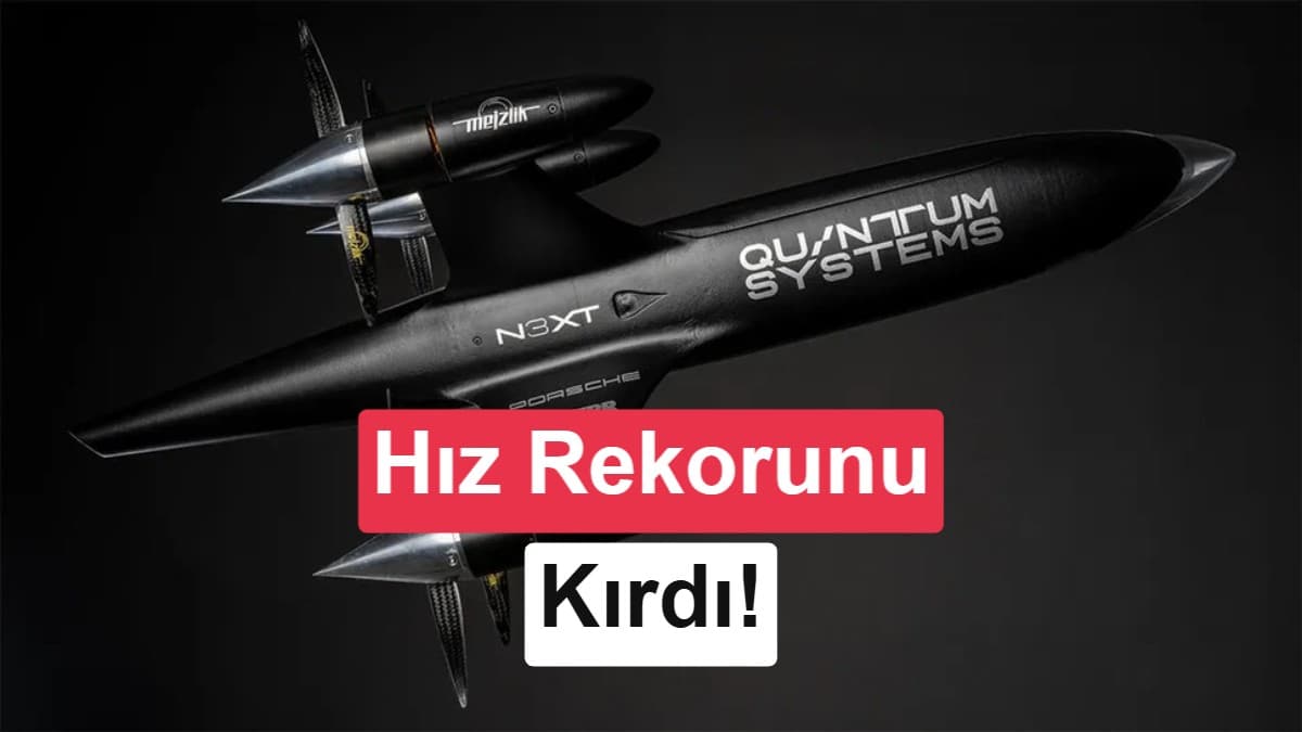 Alman elektrikli drone, 699 km/s hıza ulaşarak rekor kırdı