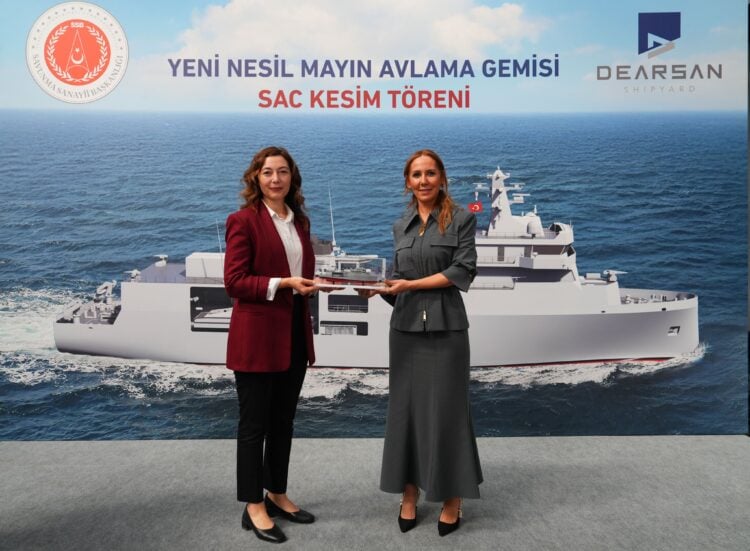 Yeni Nesil Mayın Avlama Gemisi’nde ilk sac kesim töreni
