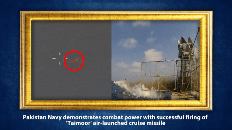 Pakistan Donanması’ndan seyir füzesi testi