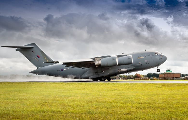 İngiliz Kraliyet Hava Kuvvetleri (RAF)/C-17 Kargo Uçağı