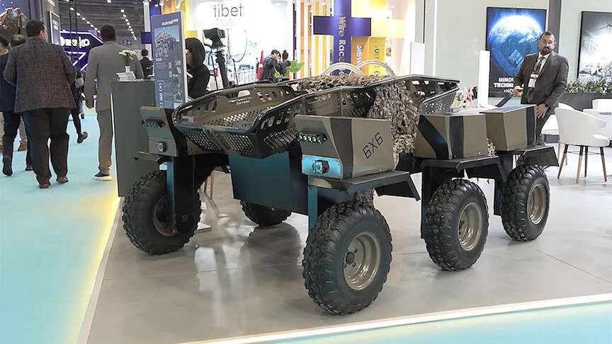 Elektroland Defence, 6×6 insansız kara aracı “GÖKBÖRÜ”yü SAHA 2026’da tanıttı