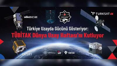 TÜBİTAK, “Dünya Uzay Haftası” kapsamında çeşitli