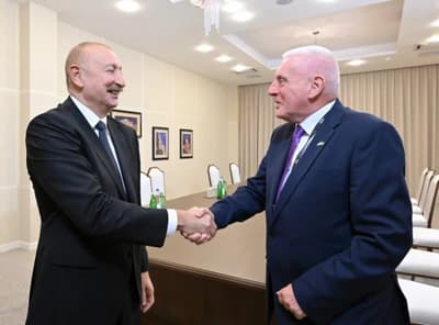 Aliyev ile İngiliz bakan savunma sanayii işbirliğini görüştü