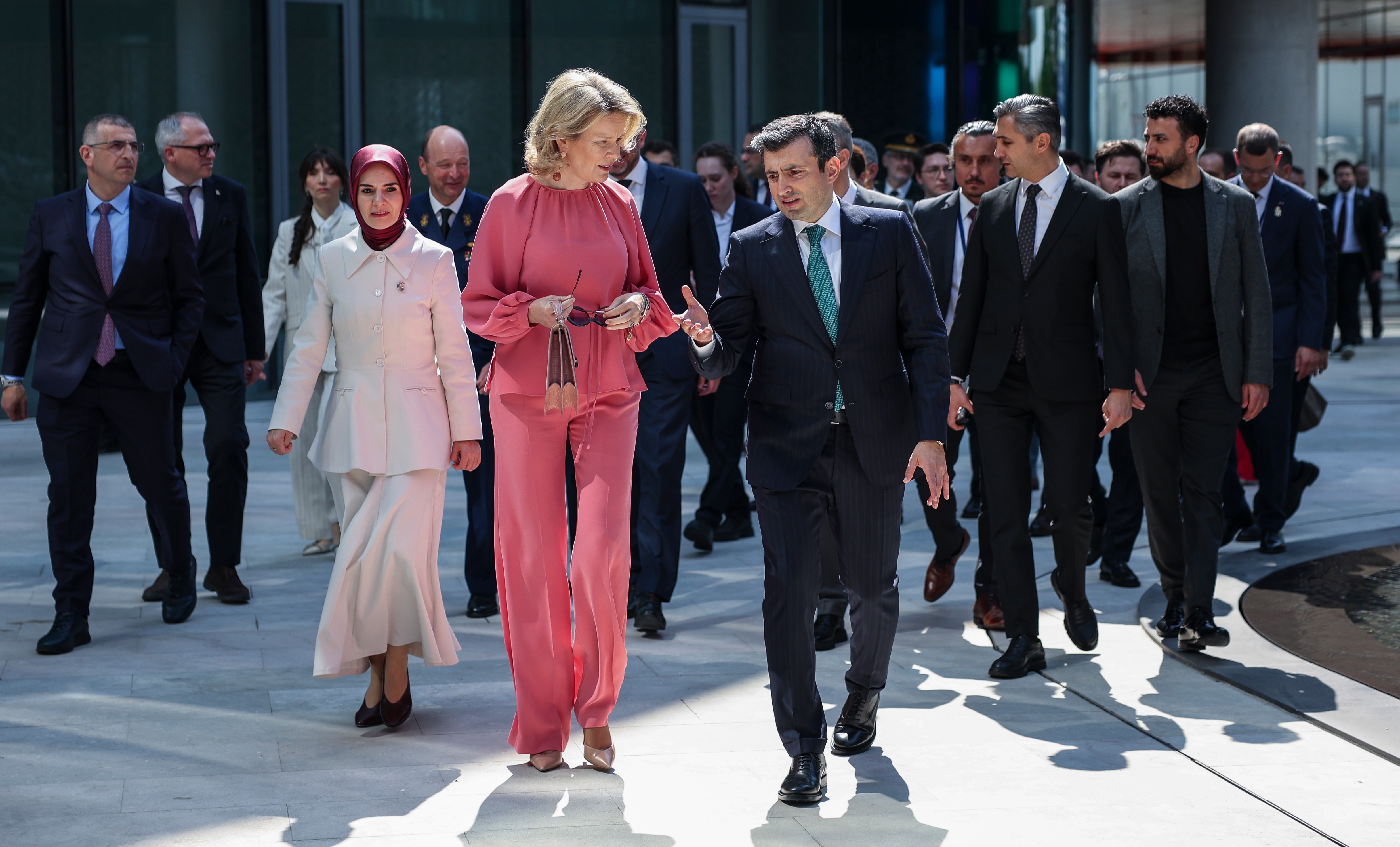 Quenn of Belgium Mathilde Visits Baykar Facility