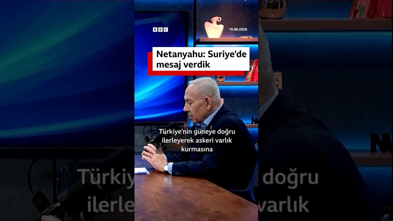 Netanyahu: Suriye'de mesaj verdik