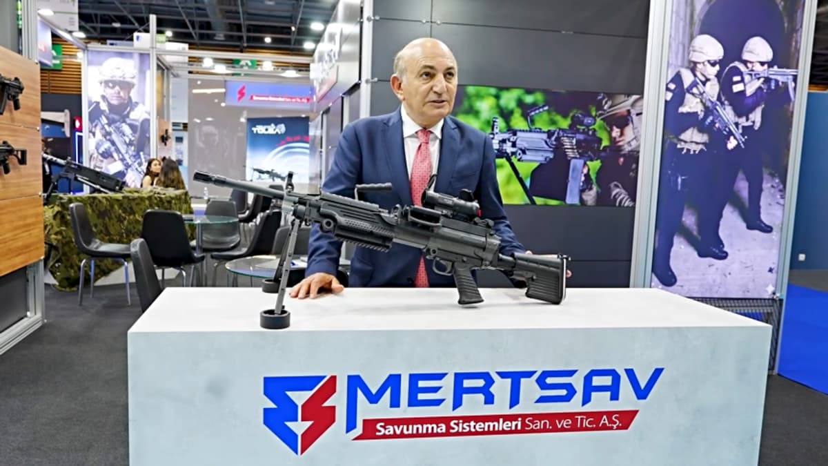 Mertsav'ın 7.62 mm Makineli Tüfeği Hafifliğiyle Dikkat Çekiyor