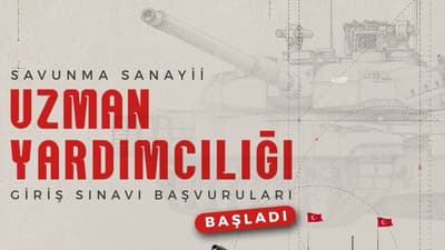 Savunma Sanayii Uzman Yardımcılığı Giriş Sınavı Başvuruları Başladı