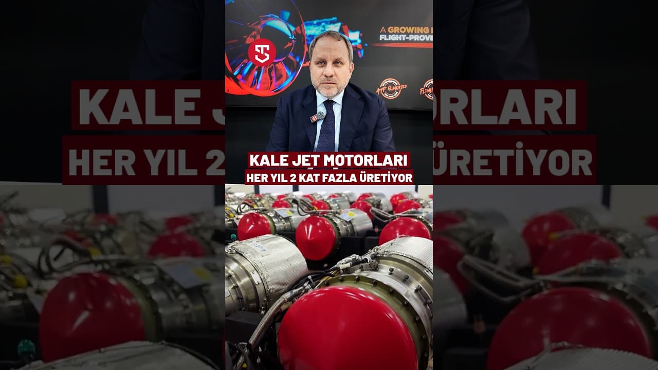 Kale Jet Motorları her sene 2 kat fazla üretiyor!