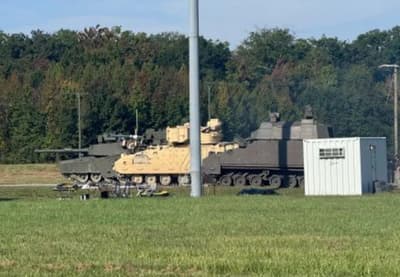 ABD Ordusu'nun yeni tankı ve zırhlı araçları atış denemesinde görüntülendi
