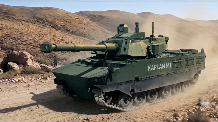 FNSS: “KAPLAN MT, 105 ve 120 mm top seçenekleri ile göreve hazır!”