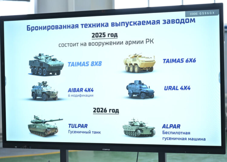 Kazakistan, Otokar ile ortak üretim yol haritasını açıkladı: TULPAR ve ALPAR 2026 planında yer aldı