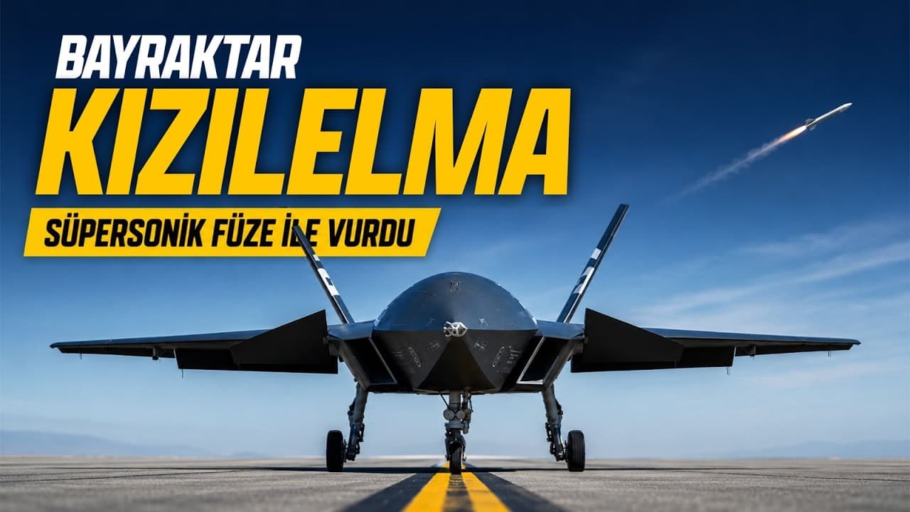 Bayraktar Kızılelma İnsansız Savaş Uçağı Süpersonik Füze Atış Testini Başarıyla Tamamladı